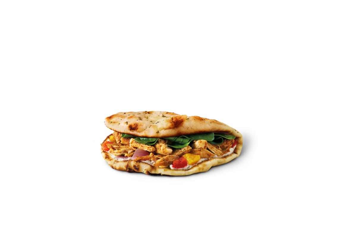 Chicken Gyros Style Flatbread